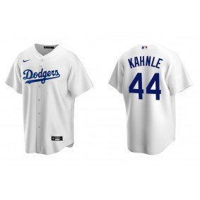 Men's Los Angeles Dodgers Tommy Kahnle White Replica Home Jersey