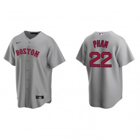 Red Sox Tommy Pham Gray Replica Road Jersey