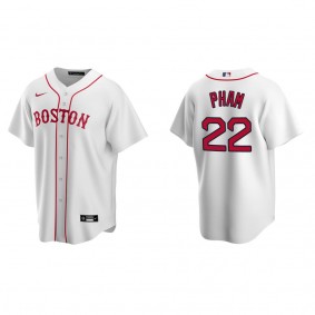 Red Sox Tommy Pham White Replica Alternate Jersey