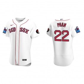 Tommy Pham Boston Red Sox White 2022 Little League Classic Authentic Jersey