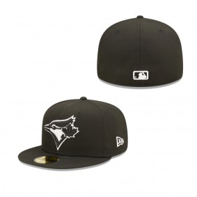 Men's Toronto Blue Jays Black Team Logo 59FIFTY Fitted Hat