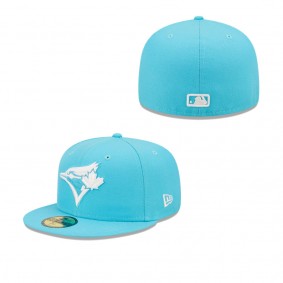 Men's Toronto Blue Jays Blue Vice Highlighter Logo 59FIFTY Fitted Hat