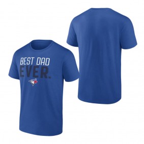 Men's Toronto Blue Jays Fanatics Branded Royal Best Dad Ever T-Shirt