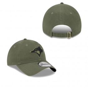 Men's Toronto Blue Jays Green 2023 Armed Forces Day 9TWENTY Adjustable Hat