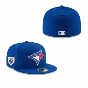 Men's Toronto Blue Jays Royal 2023 Jackie Robinson Day 59FIFTY Fitted Hat