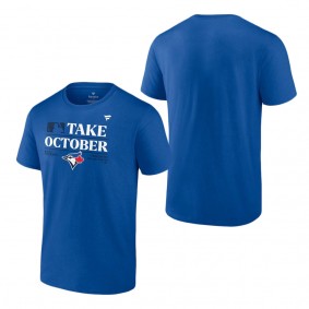 Men's Toronto Blue Jays Fanatics Branded Royal 2023 Postseason Locker Room T-Shirt