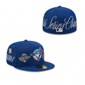 Men's Toronto Blue Jays Royal Historic World Series Champions 59FIFTY Fitted Hat