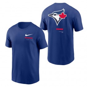 Men's Toronto Blue Jays Royal Over the Shoulder T-Shirt