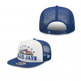 Men's Toronto Blue Jays White Royal Gradient Golfer 9FIFTY Snapback Hat