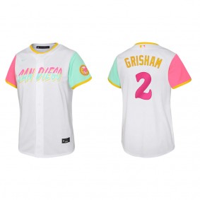 Trent Grisham Youth San Diego Padres White 2022 City Connect Replica Jersey