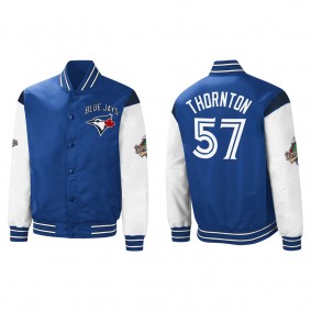 Trent Thornton Toronto Blue Jays Royal 2x World Series Champions Complete Game Full-Snap Jacket
