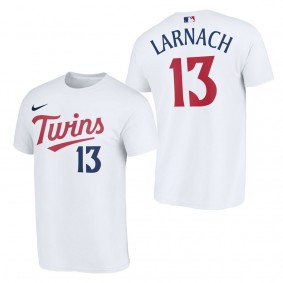 Trevor Larnach Minnesota Twins White 2023 Wordmark T-Shirt