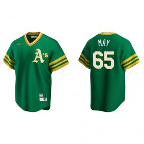 Trevor May Men's Oakland Athletics Nike Kelly Green Road Cooperstown Collection Jersey