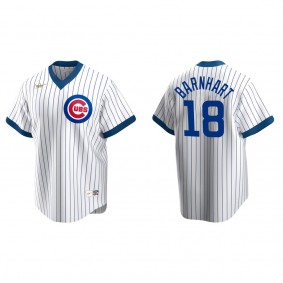 Tucker Barnhart Men's Chicago Cubs Nike White Home Cooperstown Collection Jersey
