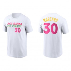 Tucupita Marcano San Diego Padres White 2022 City Connect T-Shirt