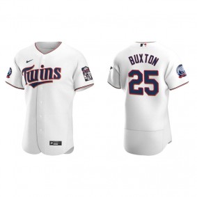 Men's Minnesota Twins Byron Buxton White Authentic Home Jersey
