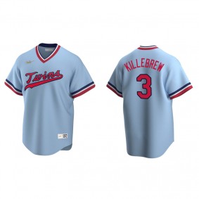 Men's Minnesota Twins Harmon Killebrew Light Blue Cooperstown Collection Road Jersey