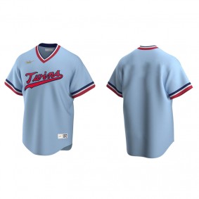 Men's Minnesota Twins Light Blue Cooperstown Collection Road Jersey