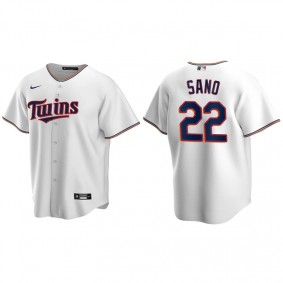 Youth Minnesota Twins Miguel Sano White Replica Home Jersey