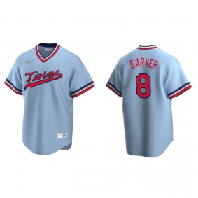Men's Minnesota Twins Mitch Garver Light Blue Cooperstown Collection Road Jersey