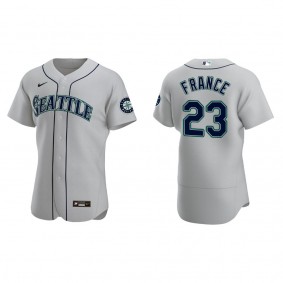 Ty France Seattle Mariners Gray Alternate Authentic Jersey