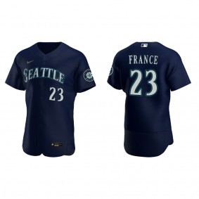 Ty France Seattle Mariners Navy Alternate Authentic Jersey