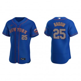 Mets Tyler Naquin Royal Authentic Jersey
