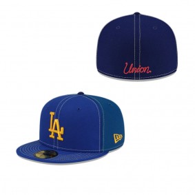 Union X Los Angeles Dodgers Blue 59FIFTY Fitted Hat