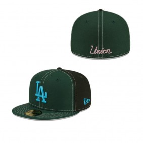 Union X Los Angeles Dodgers Green 59FIFTY Fitted Hat