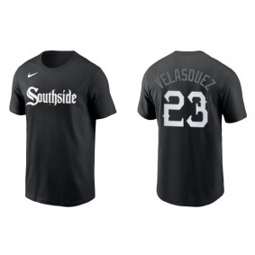 Men's Chicago White Sox Vincent Velasquez Black City Connect Wordmark T-Shirt