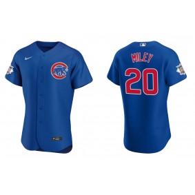 Men's Chicago Cubs Wade Miley Royal Authentic Alternate Jersey