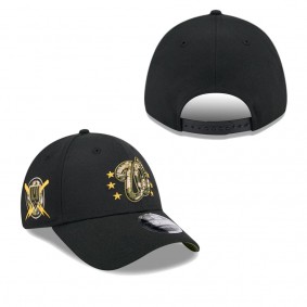 Men's Washington Nationals Black 2024 Armed Forces Day 9FORTY Adjustable Hat