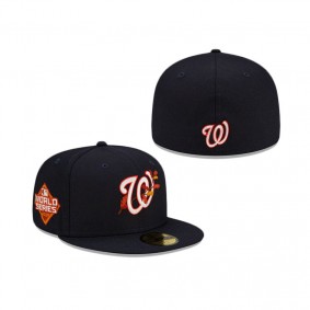 Washington Nationals Leafy Front 59FIFTY Fitted Hat