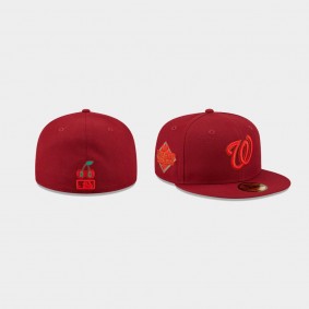Washington Nationals Men's State Fruit Plum 59FIFTY Fitted Hat