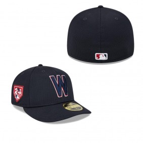 Men's Washington Nationals Navy 2024 Spring Training Low Profile 59FIFTY Fitted Hat