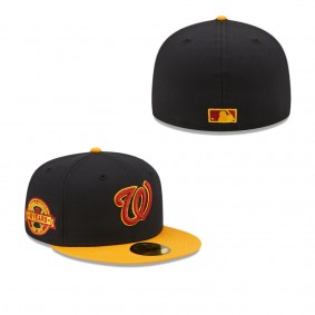Men's Washington Nationals Navy Gold Primary Logo 59FIFTY Fitted Hat