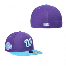 Men's Washington Nationals Purple Vice 59FIFTY Fitted Hat