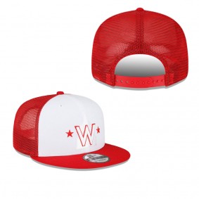 Men's Washington Nationals Red White 2023 On-Field Batting Practice 9FIFTY Snapback Hat