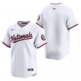 Men's Washington Nationals White Home Limited Jersey