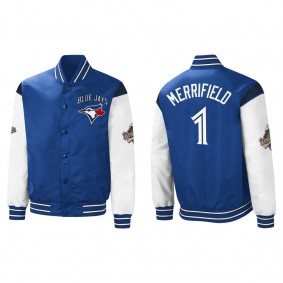 Whit Merrifield Toronto Blue Jays Royal 2x World Series Champions Complete Game Full-Snap Jacket
