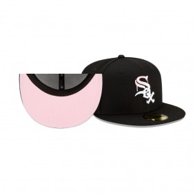Chicago White Sox Team Drip Black 59FIFTY Fitted Hat