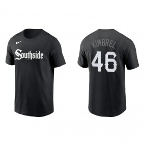 Men's Chicago White Sox Craig Kimbrel Black 2021 City Connect Wordmark T-Shirt