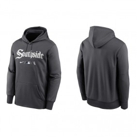 Men's Chicago White Sox Anthracite 2021 City Connect Pullover Hoodie