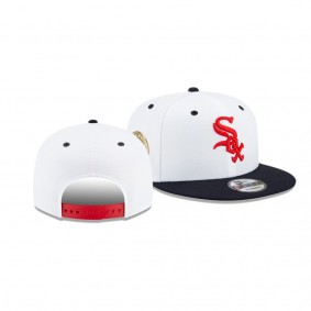 Chicago White Sox Americana White 9FIFTY Snapback Hat