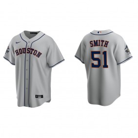 Will Smith Houston Astros Gray 2022 World Series Road Replica Jersey