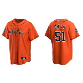 Will Smith Houston Astros Orange 2022 World Series Alternate Replica Jersey