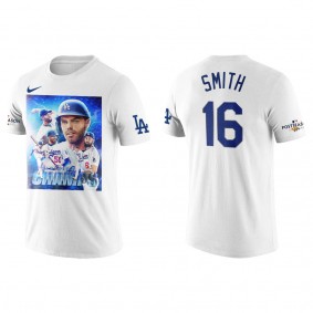 Will Smith Los Angeles Dodgers White 2022 NL West Division Champions T-Shirt