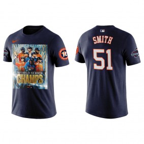 Will Smith Houston Astros Navy 2022 World Series Champions Graphic T-Shirt