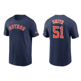 Will Smith Houston Astros Navy 2022 World Series Champions T-Shirt