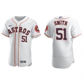 Men's Houston Astros Will Smith White Authentic Home Jersey